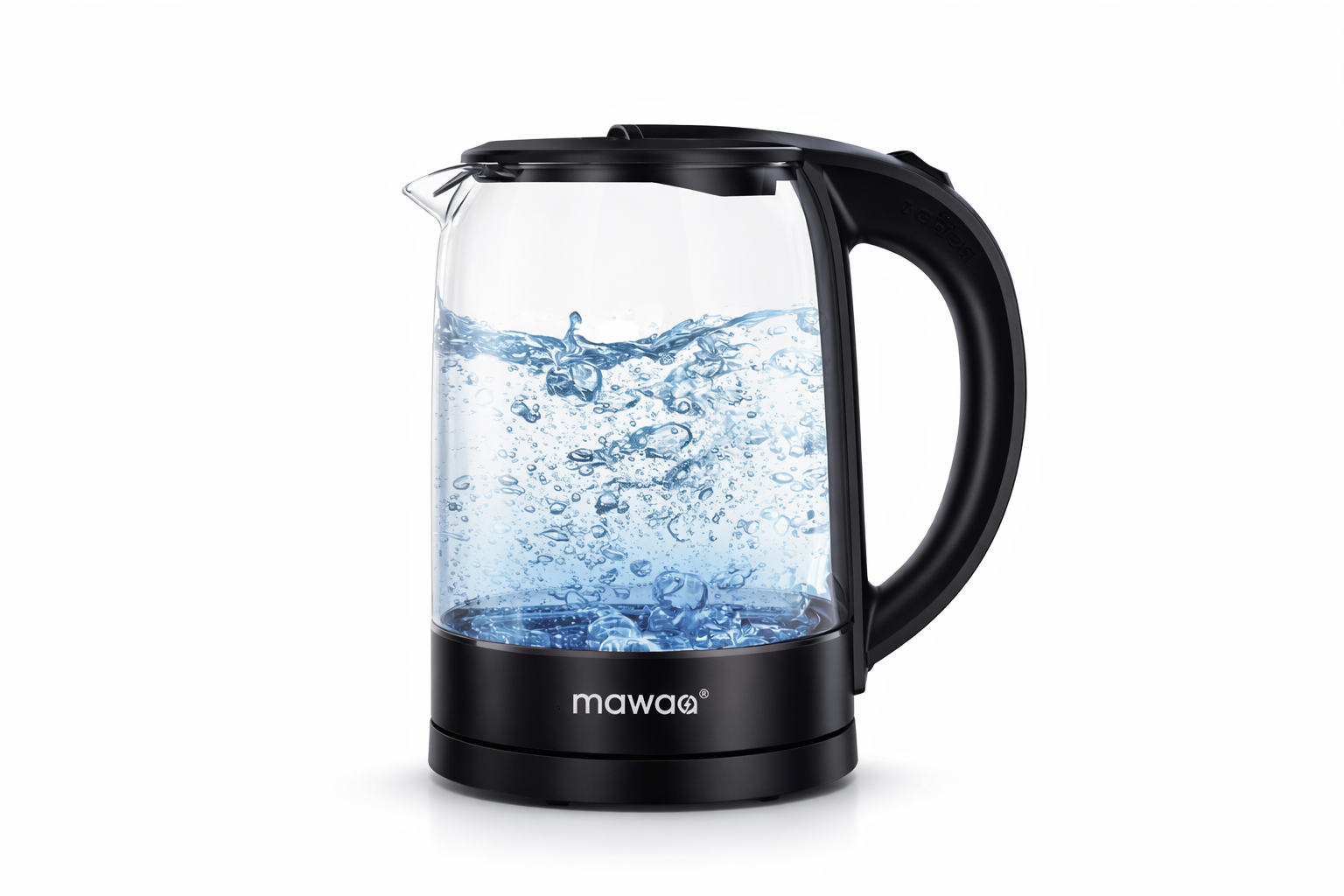 MAWAA Glas-Wasserkocher MKE-32511-GL-SB
