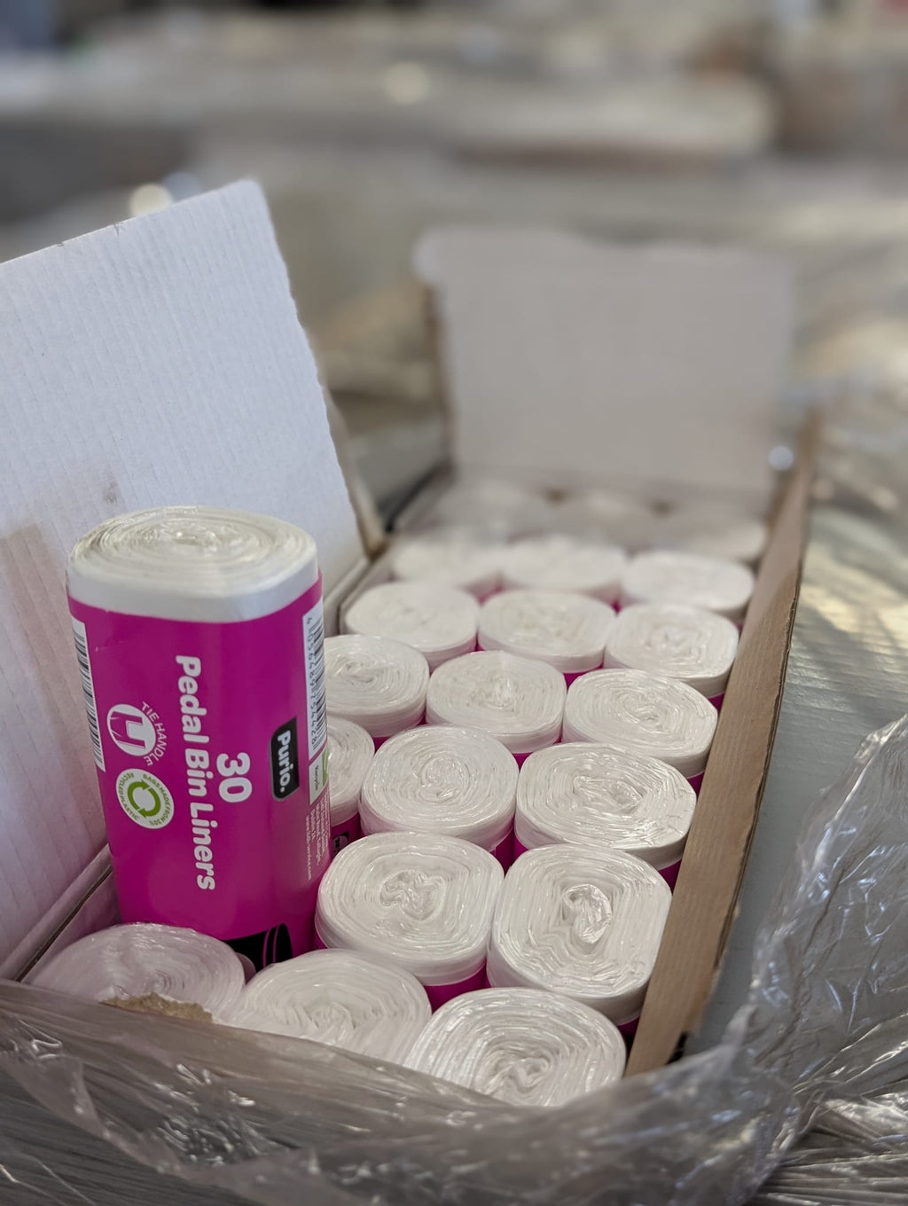 Kartonweise - Premium Müllbeutel 25 Liter & 50 Liter mit Zugband – Besonders Stabil, Dicht & Reißfest